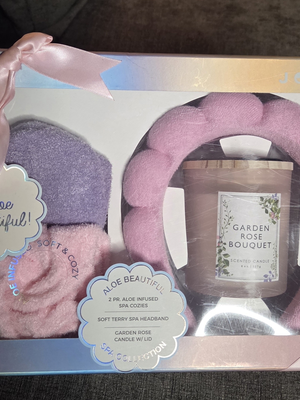 Garden Rose Aloe Spa Gift Set